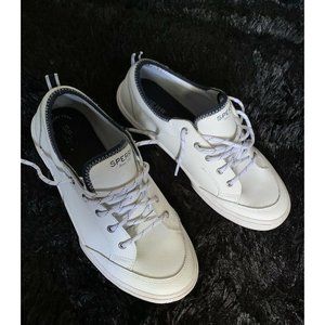 Sperry Leather White Sneakers Shoes